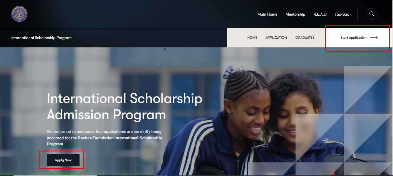 Rochas Founation Scholarship Portal