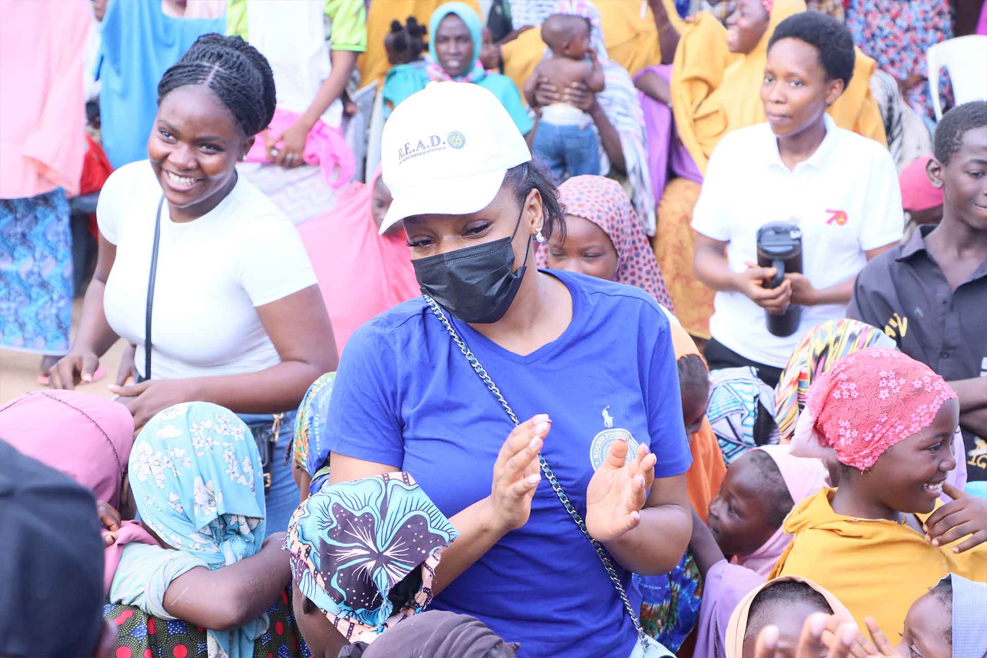 marking his special day by giving back to internally displaced persons and persons with disabilities.